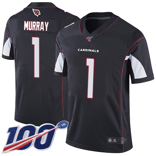 Arizona Cardinals Limited Black Men Kyler Murray Alternate Jersey NFL Football 1 100th Season Vapor Untouchable